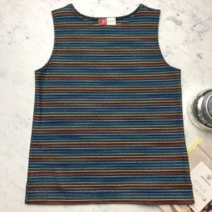 JM Collection By Jennifer Moore Striped Tank Top